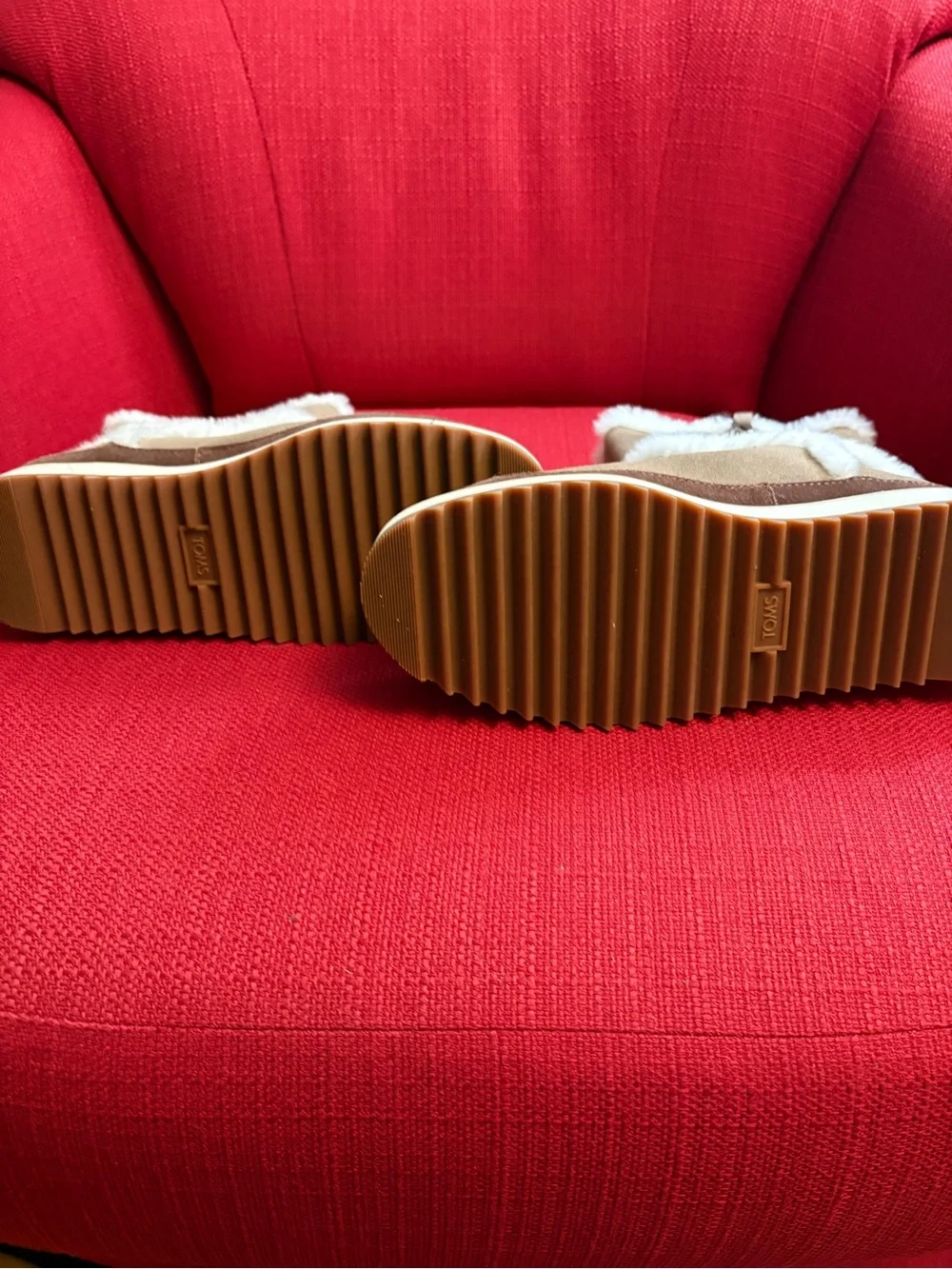 Toms boots taupe